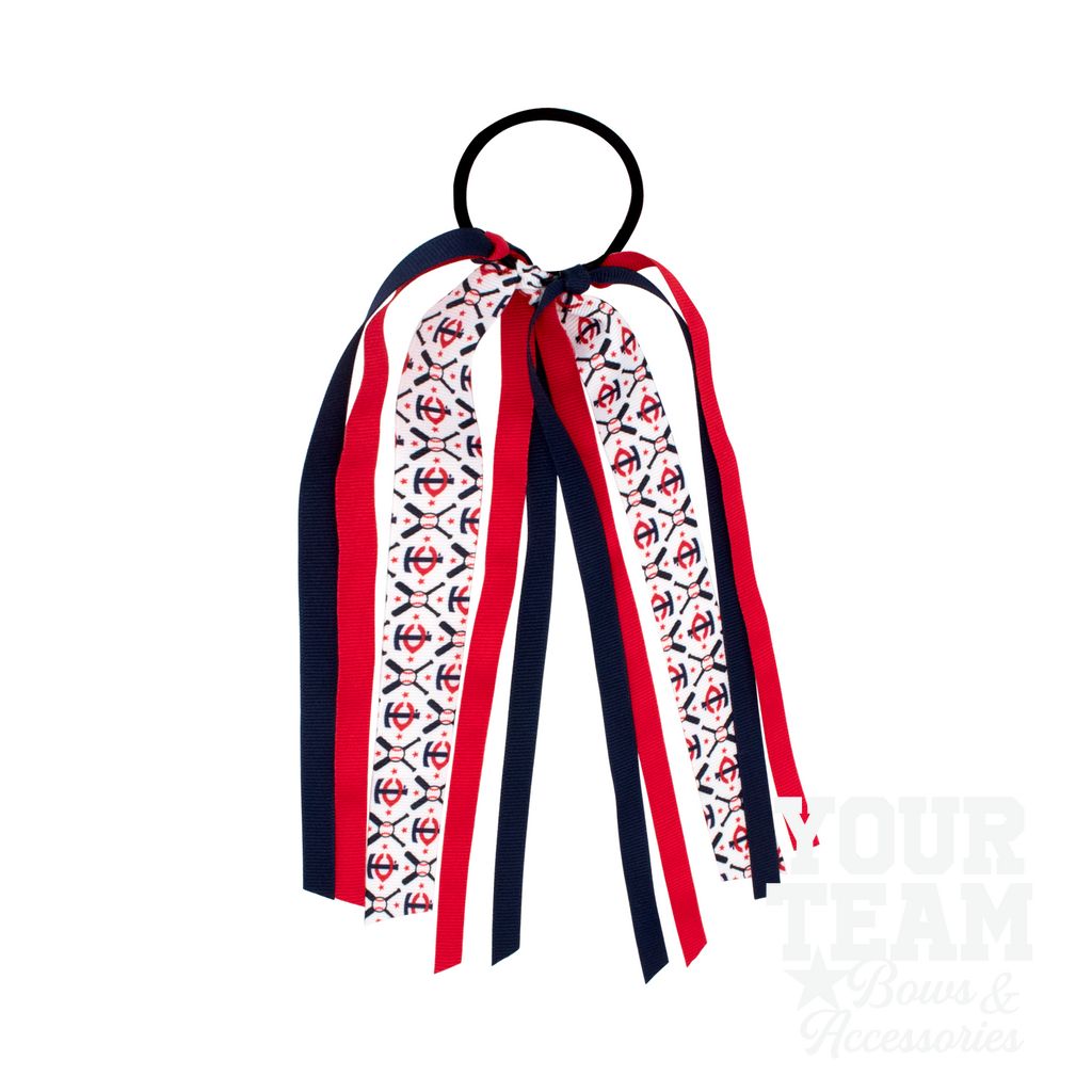 Minnesota Twins Logo Print Streamer Pony - MINNESOTA TWINS