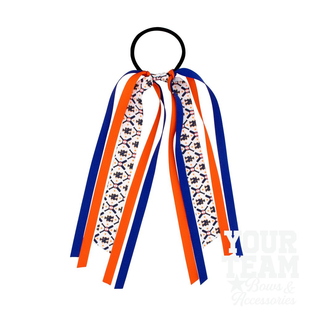New York Mets Logo Print Streamer Pony - NEW YORK METS