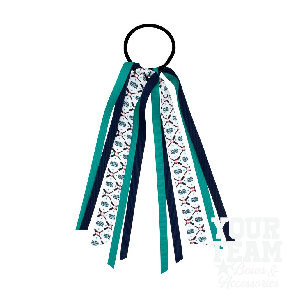 Seattle Mariners Logo Print Streamer Pony - SEATTLE MARINERS