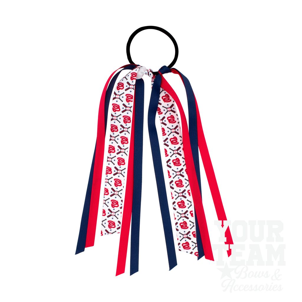 Washington Nationals Logo Print Streamer Pony - WASHINGTON NATIONALS