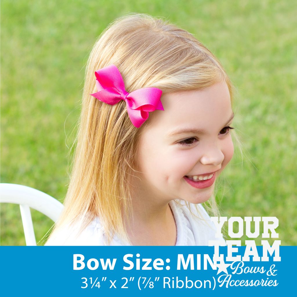 Mini Alabama Logo Print Hair Bow