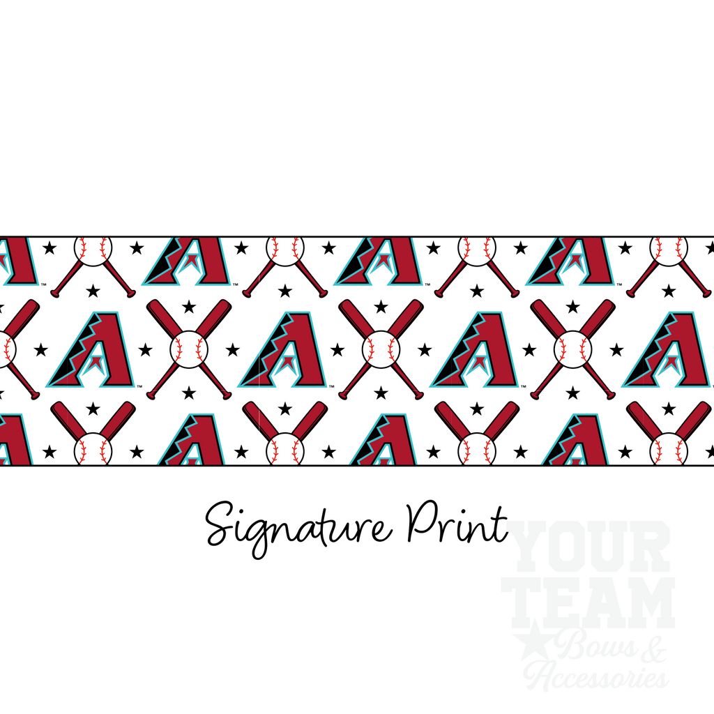 Arizona Diamondbacks Logo Print Streamer Pony