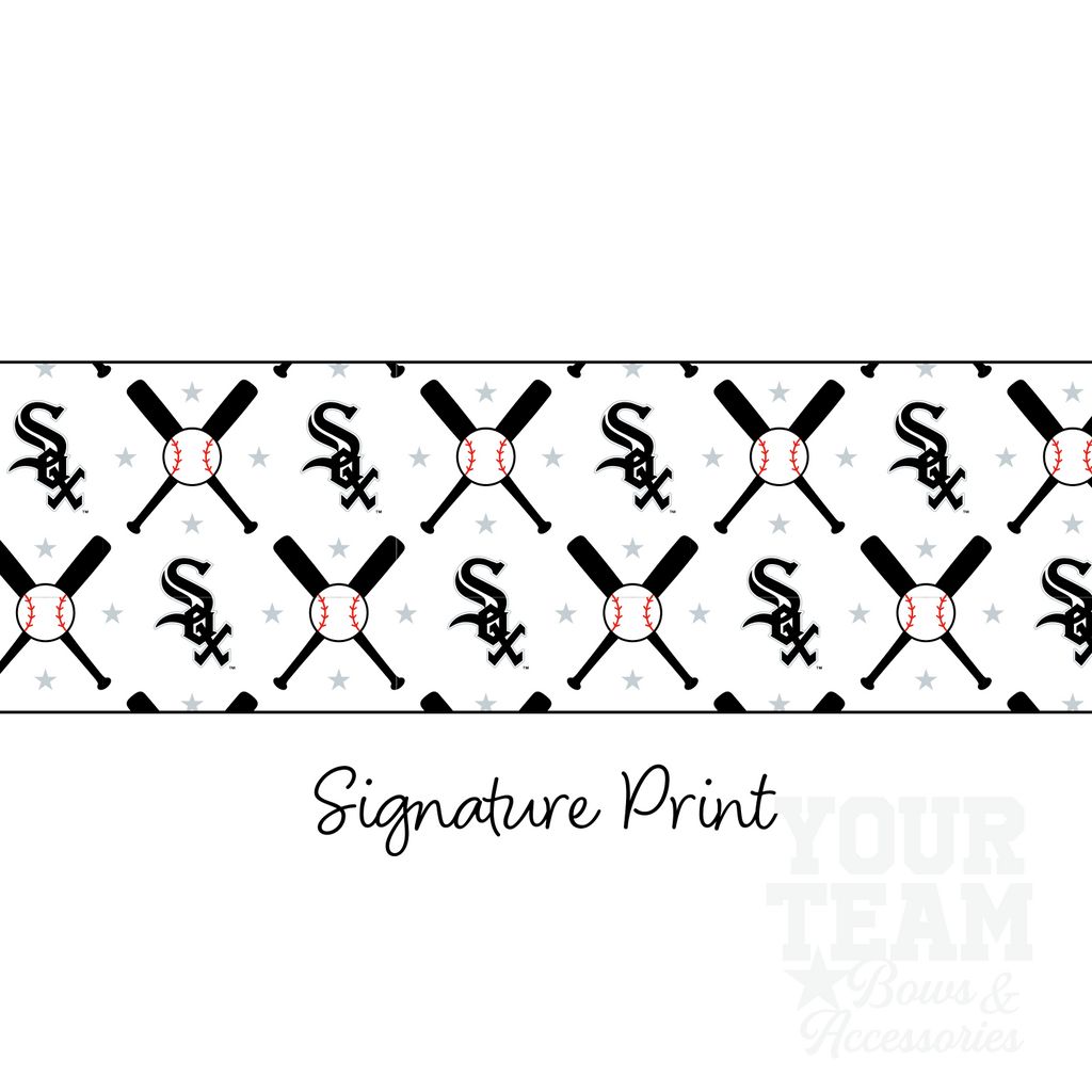 Chicago White Sox Logo Print Knot Headband