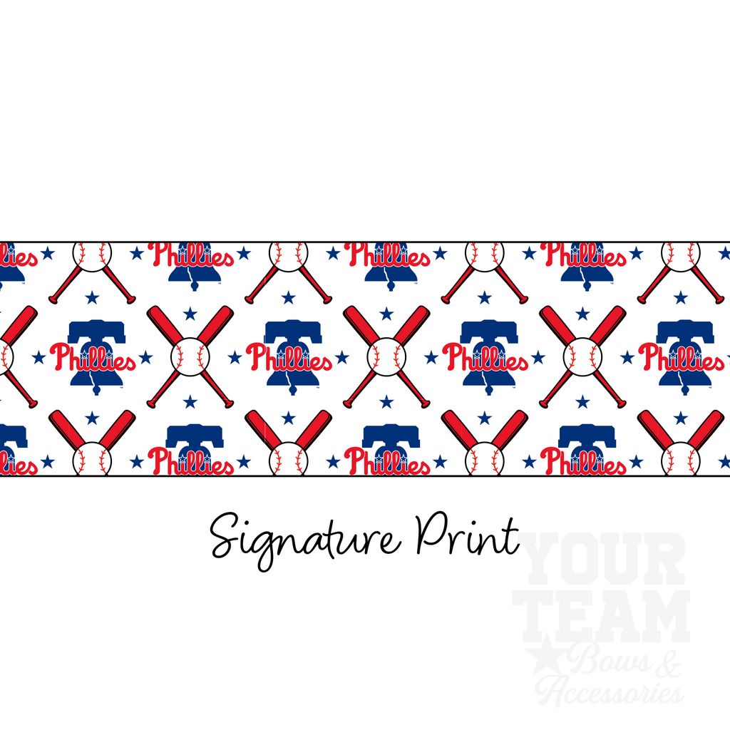 Philadelphia Phillies Logo Print Streamer Pony