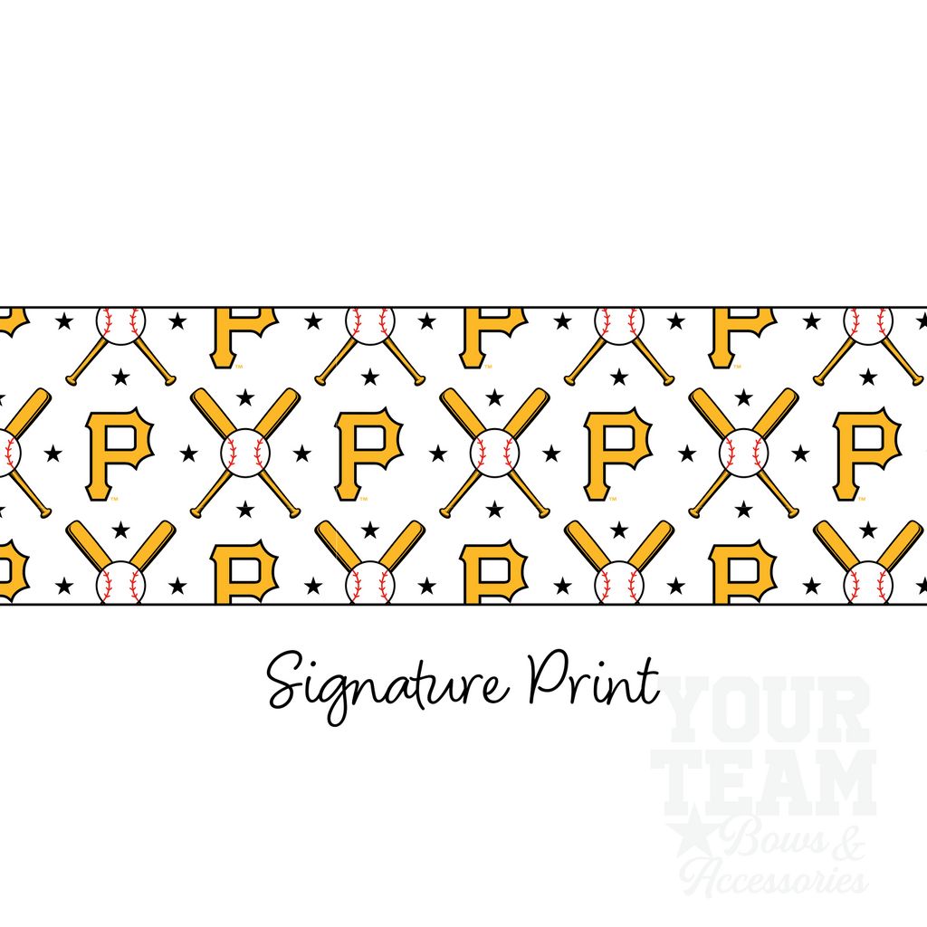 Pittsburgh Pirates Logo Print Streamer Pony
