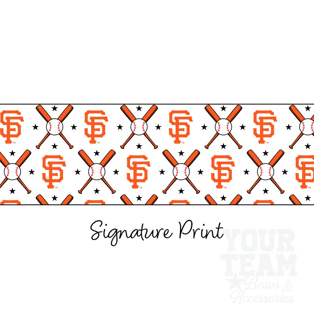 San Francisco Giants Logo Print Streamer Pony