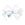 Medium White Grosgrain Girls Hair Bow with Moonstitch Edge and Easter Embroidery
