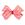 Medium Holiday Stripe Printed Sequin Hair Bow