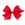 Medium Valentine Taffeta Glitter Heart Hair Bow

