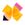 King Pencil Print Grosgrain 2-Loop Hair Bow