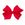 Medium Grosgrain Hair Bow with Ric-Rac Trim