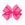 King Grosgrain Hair Bow with Ric-Rac Trim