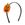 Extra Large Glitter Foam Pumpkin on Grosgrain Wrapped Headband