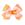 Medium Ombre Stripe Print Sequin Hair Bow