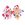 Medium Pink Halloween Print Grosgrain Hair Bow