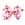 Medium Pink Halloween Print Grosgrain Hair Bow