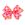 Medium Pink Halloween Print Grosgrain Hair Bow