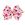 King Pink Halloween Print Grosgrain Hair Bow