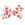 Mini Harvest Turkey Print Grosgrain Hair Bow