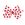 Medium Harvest Apple Print Grosgrain Hair Bow