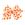 King Harvest White Pumpkin Print Grosgrain Hair Bow
