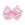 King Pink Christmas Print Grosgrain Hair Bow