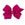 Medium Metallic Lurex with Grosgrain Underlay Hair Bow
