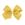 Medium Metallic Lurex with Grosgrain Underlay Hair Bow