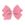Medium Metallic Lurex with Grosgrain Underlay Hair Bow
