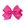 Medium Crepe Satin with Grosgrain Underlay Hair Bow