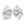 King Deluxe Metallic Mesh with Grosgrain Underlay Hair Bow