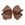King Shimmer Fabric with Grosgrain Underlay Hair Bow