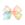 King Ombre Print Sequin Hair Bow
