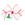 Medium Grosgrain Hair Bow with Moonstitch Edge and Christmas Embroidery