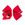 King Grosgrain Hair Bow with Moonstitch Edge and Christmas Embroidery