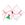 King Grosgrain Hair Bow with Moonstitch Edge and Christmas Embroidery