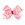 King Stripe Print Sequin Hair Bow