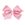 Medium Glitter Vinyl with Grosgrain Underlay Hair Bow