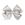 Medium Glitter Vinyl with Grosgrain Underlay Hair Bow