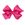 Medium Glitter Vinyl with Grosgrain Underlay Hair Bow