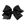 King Glitter Vinyl with Grosgrain Underlay Hair Bow