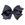 King Glitter Vinyl with Grosgrain Underlay Hair Bow