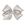 King Glitter Vinyl with Grosgrain Underlay Hair Bow