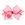 Medium Moonstitch Edge Grosgrain Hair Bow with Heart Embroidery	