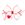 Medium Moonstitch Edge Grosgrain Hair Bow with Heart Embroidery	