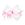 King Grosgrain Hair Bow with Moonstitch Edge and Pearl Pink Bow Embroidery