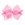 King Pink Grosgrain Hair Bow with Hot Pink Moonstitch Edge and Big Sis Embroidery