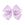 King Moonstitch Hair Bow in Light Orchid Gingham Print