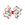 Extra Small Candy Cane Print Christmas Hair Bow
