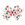 King Candy Cane Print Christmas Hair Bow